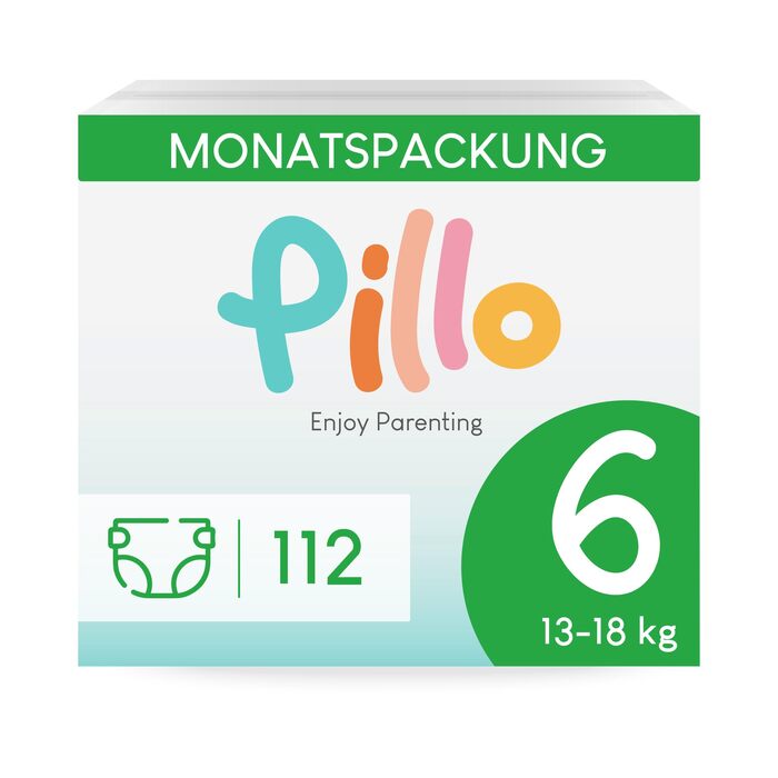 Дитячі підгузки Pillo розмір 4 Maxi (9-14 кг), 152 шт. (4 упаковки по 38 шт.)