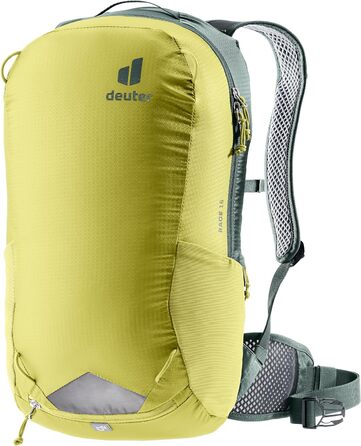 Велосипедний рюкзак Deuter Race 16 л, зелений, легкий