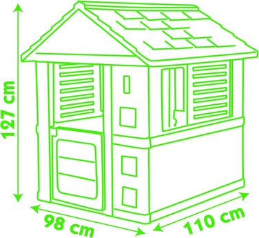 Дитячий садовий будиночок Smoby Sunny 7600810707, 98x110x127 см, для дітей від 2 років