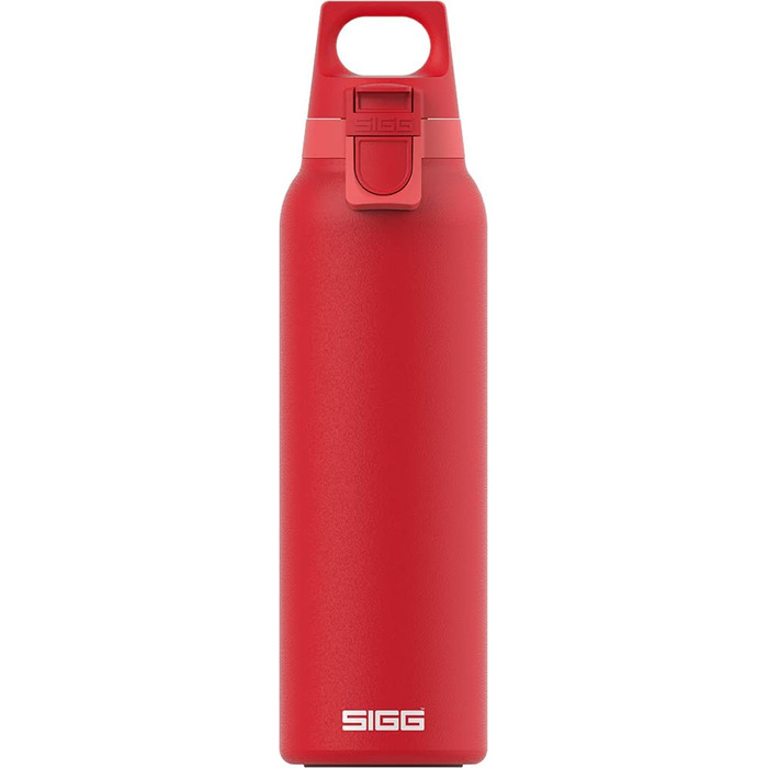 Термос-бутилка SIGG Hot & Cold One з ситечком, 0.55 л, ізольована, нержавіюча сталь 18/8, BPA-free, для чаю та напоїв, Scarlet