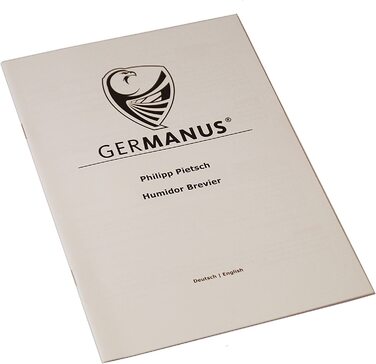 Х'юмідор GERMANUS Mensalla для 30 сигар 22х26 см чорний