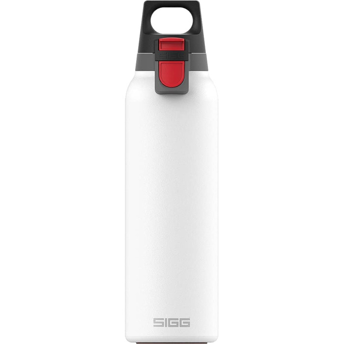 Термос SIGG Hot & Cold One з ситечком для чаю, ізольована пляшка для напоїв, герметична, BPA-free, нержавіюча сталь 18/8, 0.55 л, біла