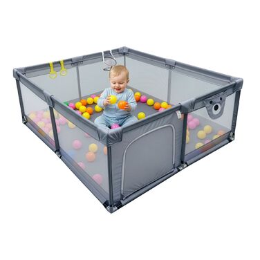 Дитячий манеж Relaxdays з 50 м'ячиками