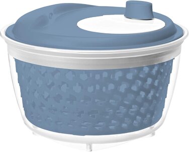 Сушарка для салату Rotho Fresh, 4.5 л, блакитна, BPA-free пластик