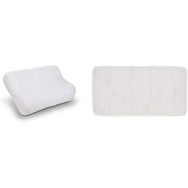 Sealskin Kombi-Set Spa: подушка та килимок для ванни, м'які, легкі у догляді, пральні, білі
