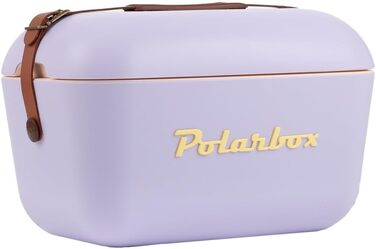 Термобокс Polarbox 12 л для пікніка, пляжу, кемпінгу, зберігання льоду, фіолетово-жовтий, Classic