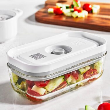 Вакуумний набір для зберігання продуктів ZWILLING Fresh & Save: вакууматор, скляні контейнери та пакети, 32 предмети