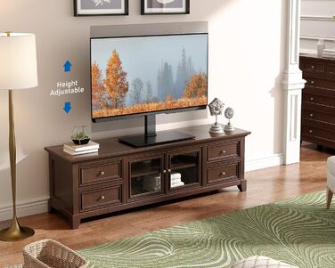 Підставка для телевізора FITUEYES 40-75'' (LCD/LED/OLED/Plasma), до 40 кг, регулювання висоти, VESA 600x400 мм, для плоских і вигнутих екранів