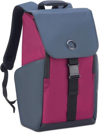 Рюкзак DELSEY PARIS Securflap м'який 21 л, бордовий, 45x31x14 см