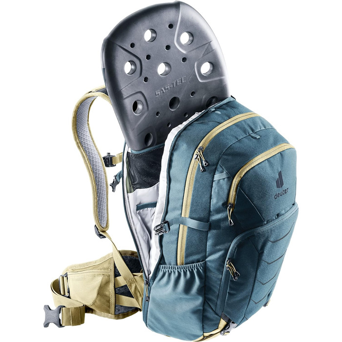 Велосипедний рюкзак Deuter Attack 20 з протектором, 20 л, Atlantic-Desert
