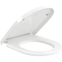 Сидіння для унітазу Villeroy & Boch Subway 3.0, дюропласт, з мікроліфтом, знімне, овальне, біле, глянцеве, оригінальна заміна