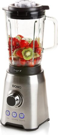 Блендер Domo DO710BL 1000Вт 1,5л, сріблясто-чорний