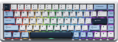 Дротова магнітна клавіатура Ajazz AK680 MAX Magnetic switches Blue White Dark Blue (AK680-M-BWD-AW)