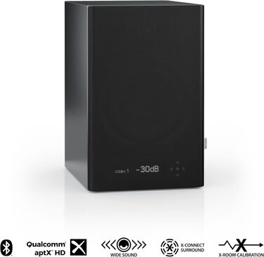 Nubert nuPro XS-4000 RC: Бездротові Hi-Fi колонки Bluetooth aptX HD (білі, пара). Активні поличні колонки 2.0