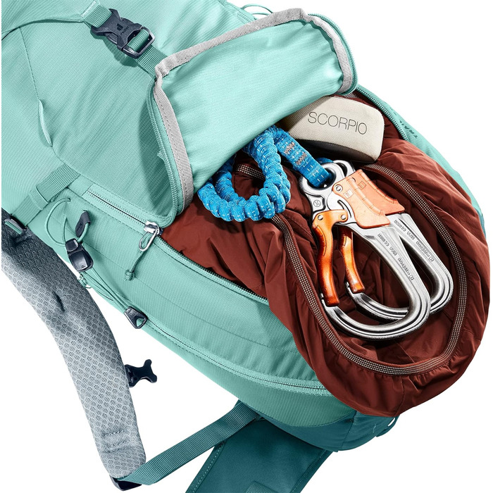Жіночий туристичний рюкзак Deuter Trail 22 SL, 22 л, Glacier-deepsea для походів та скелелазіння