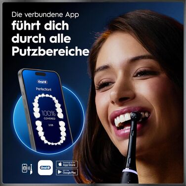 Електрична зубна щітка Oral-B iO Series 10 Cosmic Black, набір з 3 насадками (Probierset)
