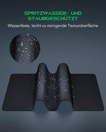 Ігрова мишка Pad Black Shark XXL 1200 x 600 мм - великий килимок для миші з водовідштовхувальним покриттям та антиковзною основою