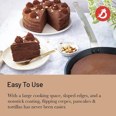 Сковорода для млинців De Buyer Choc, антипригарна, сіра, 30 см