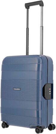 Валіза Travelite Korfu на 4 колесах, ручна поклажа, 55 см, синя