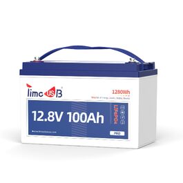 LiFePO4 акумулятор Timeusb Pro 12V 100Ah 640Wh з BMS 50A, літій-залізо-фосфатна батарея