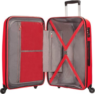 Валіза American Tourister Bon Air Spinner L, 75 см, 91 л, червона, для подорожей