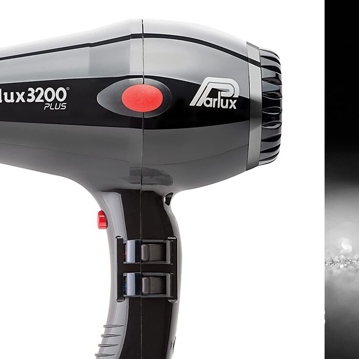 Фен Parlux 3200 Plus чорний, професійний, італійський