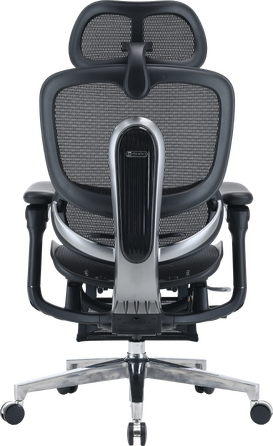 Крісло офісне Sihoo C500 V2 Black з підставкою для ніг