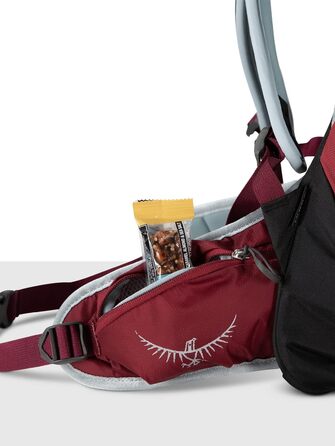 Рюкзак Osprey Hikelite 28 л чорний M-L для туризму