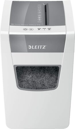 Шредер Leitz IQ Aktenvernichter Home Office: безпечний знищення документів, P4, 23L, для офісу, білий