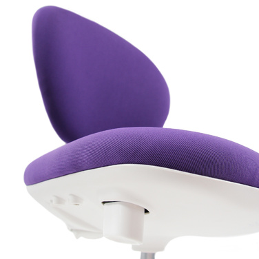 Дитячий стілець / дитячий письмовий стілець KID VIVO тканина фіолетовий hjh OFFICE