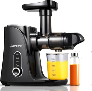Соковижималка для фруктів та овочів 150 Вт Black AMZCHEF