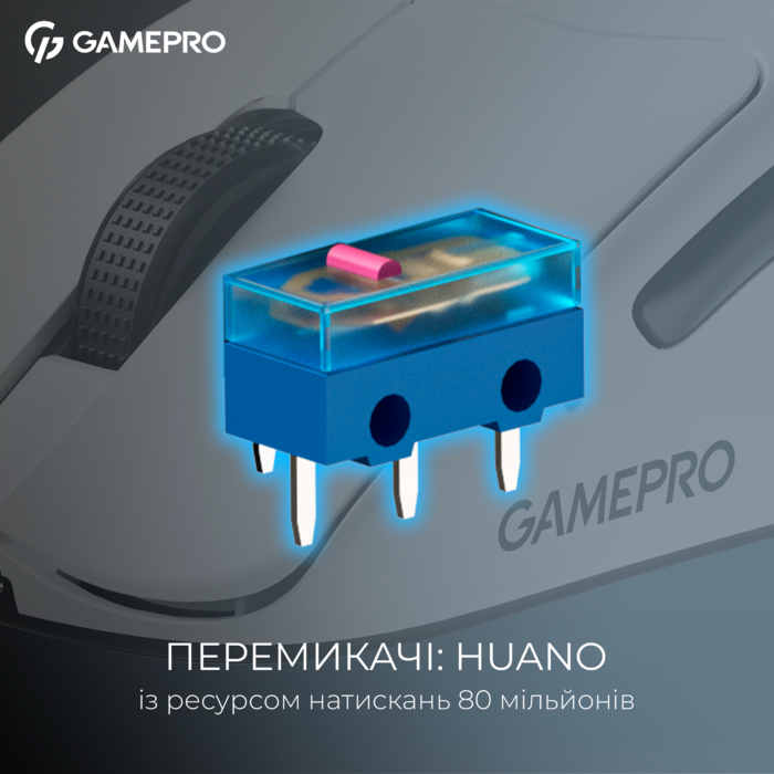 Бездротова ігрова миша GamePro Asgard Surt (GM017W)