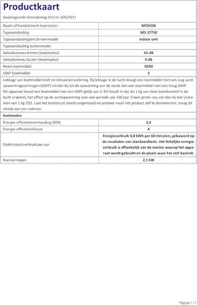 Мобільний кондиціонер MEDION P702, 3-в-1, 7 000 BTU, до 25 м², з відведенням повітря, додатком та голосовим керуванням