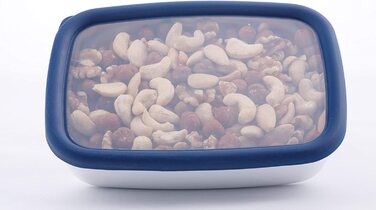 Емальований контейнер HoneyWare Classic Line 0,42 л з кришкою, жаростійкий до 400°C, підходить для плити, духовки, гриля, зберігання та приготування їжі