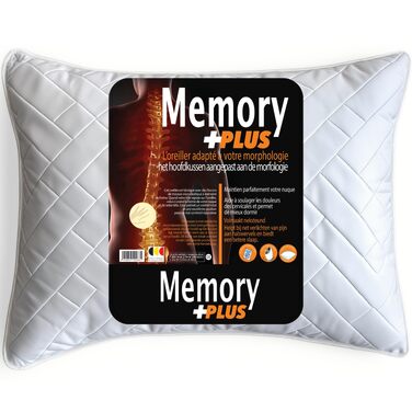 Ортопедична подушка для шиї з Memory Foam 40x60 см: підтримка, зняття болю, комфортний сон. Гарантія якості!