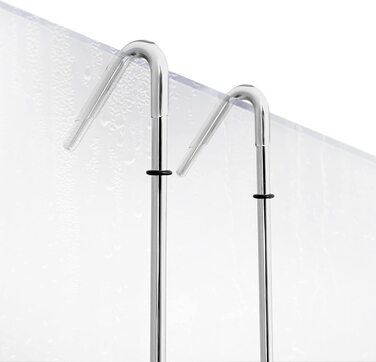 Підвісна полиця для душу Kowald Design, хром, вузька, 68x15x12 см