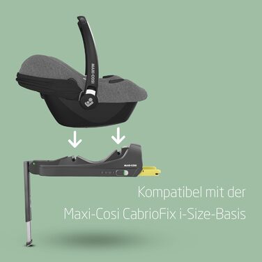Автокрісло Maxi-Cosi CabrioFix i-Size 0-12 міс., до 12 кг, Select Grey - легке та безпечне для немовлят