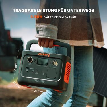 Портативна електростанція Jackery Explorer 240 V2, ємність 256 Wh, номінальна потужність 300 W