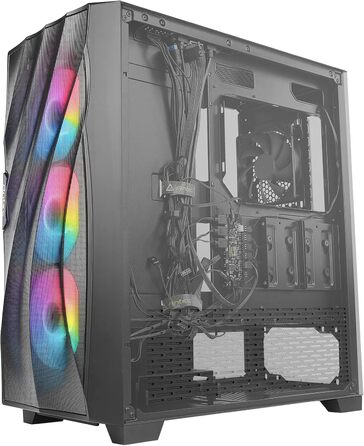 Ігровий корпус Antec DF700 Flux Midi Tower чорний, роздрібна версія, універсальний розмір