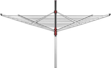 Vileda Sun-Lift Compact сушарка для білизни, 40 м, регульована висота 1,55-1,72 м, Easy-Lift, 8 тримачів, чохол UV, сіра, еко-упаковка