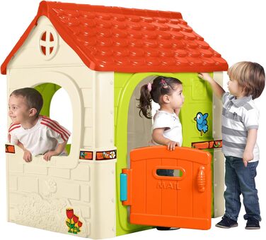Дитячий будиночок Feber Fantasy House FAMOSA (FEH17000) для ігор вдома та на вулиці, багатокольоровий, з дверцятами, 2-6 років