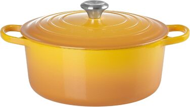 Сковорода Le Creuset Signature з чавуну з кришкою, Ø 28 см, 4.2 л, для всіх типів плит (включно з індукцією), вишнево-червоний колір