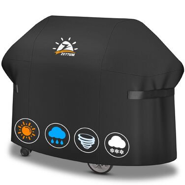 Водонепроникний захисний чохол для газового гриля Zettum (170x68x119 см) для Weber Summit 400 Series (420, 470) та Genesis S-325s, E-325s, Heavy Duty PU