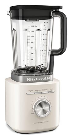 Блендер стаціонарний KitchenAid 5KSB2073EPL Pure Power, 1.5 л, білий перламутр - для смузі, супів, крихти льоду