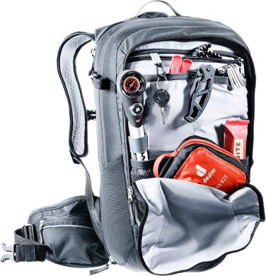 Жіночий велосипедний рюкзак Deuter Compact EXP 12 SL, 15 л, графітово-чорний