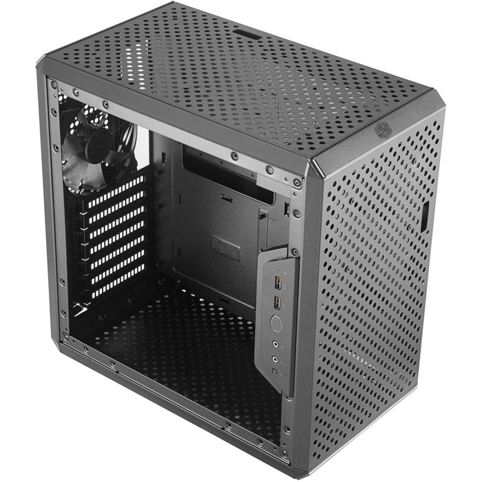 Корпус Cooler Master MasterBox Q500L ATX Mini Tower з прозорою бічною панеллю, організацією кабелів і багатьма варіантами охолодження