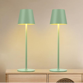 LED-лампа Zoeger 2 шт. на акумуляторі, диммер, USB-C, IP54, для дому та вулиці