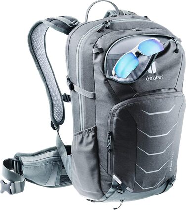 Велосипедний рюкзак Deuter Attack 22 EL з протектором, графітовий