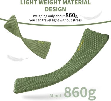 Самонадувний кемпінговий килимок Naturehike Thermal Serie 4.6R Ultralight для зими (-15°C), прямокутний, 196x64 см