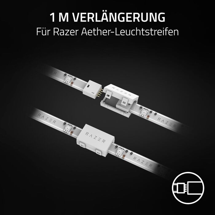 Razer Aether - Світлодіодна лампа для монітора з RGB підсвічуванням (Smart Light Strip Extender)